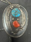 VINTAGE 1960S STERLING SILVER ALICE BENALLY NAVAJO BOLO TIRE SELLS AT NO RESERVE — photo 6