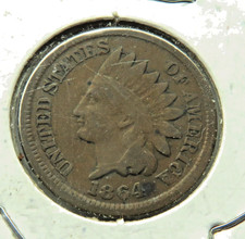 1864 Bronze Indian Head Cent