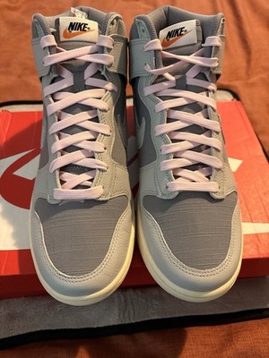 Nike Dunk Hi Retro PRM Light Smoke Grey Grey Fog Sail Men's Sneaker DQ8800-001