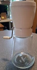 Vintage White Federal Houseware Nut Chopper Grinder W/ Lid Glass 7 Bottom USA