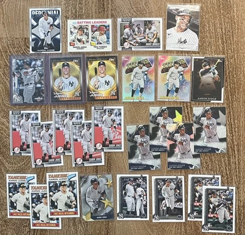 AARON JUDGE LOT (27 cards) 2020-2026 Topps Heritage All Topps Team Inserts