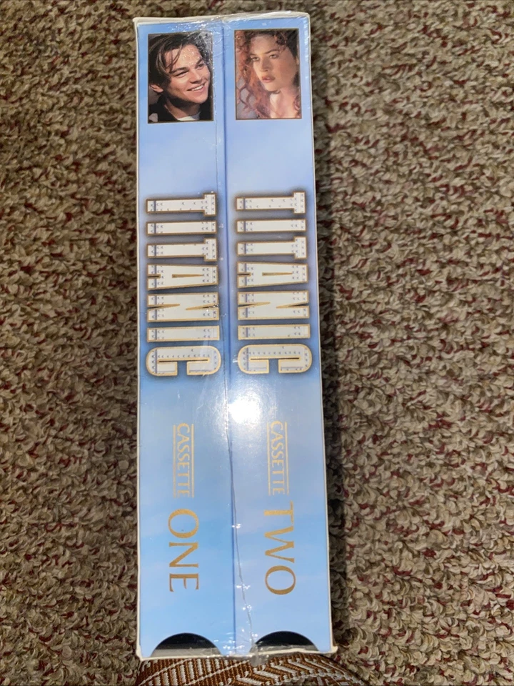 Titanic 1997 Movie VHS 2-Tape Box Set Sealed New In Box - Image 2 of 4