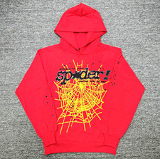 Sp5der Men s Pullover Hoodie Spider Web Graph...