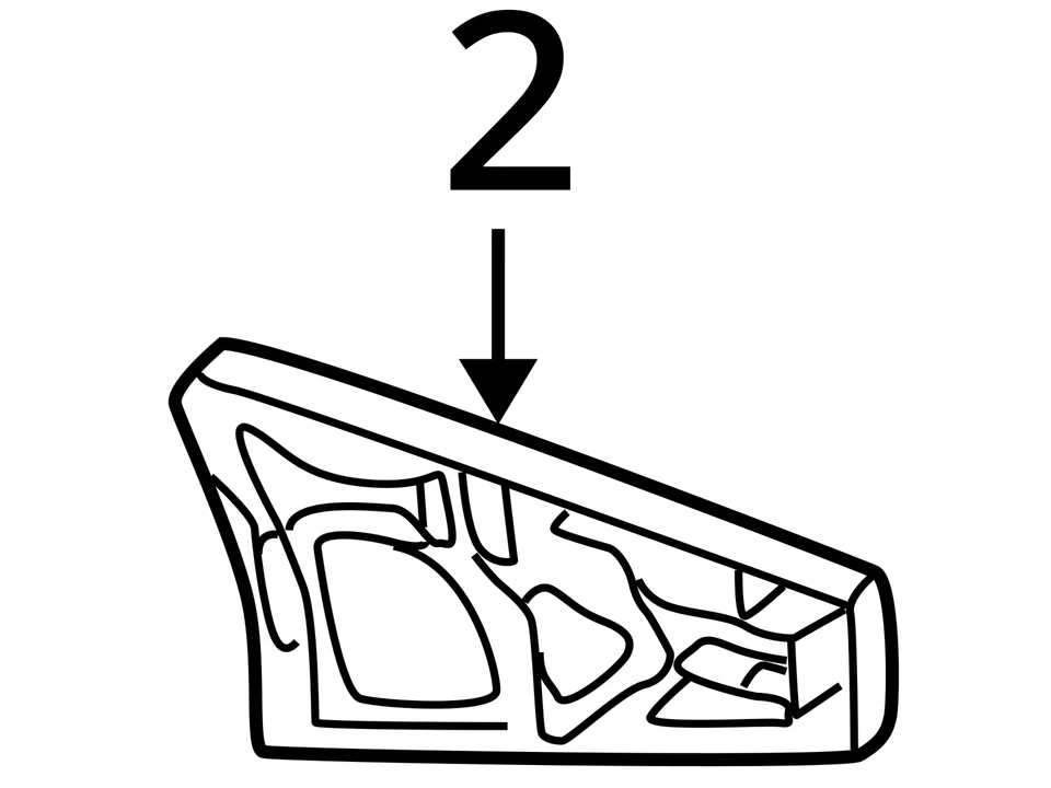 SE ADAPTA A 2000-2003 SATURN LW200 LW300 REFUERZO RR BPR FASCI 24414375 - NUEVO OEM Foto 3 de 3