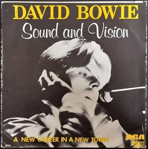 DAVID BOWIE – 1977 BELGIUM Unique Picture Sleeve IMPORT 45 – Sound And Vision