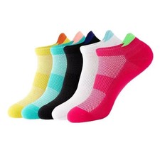 4/5/6 Pairs Breathable Sports Socks MAN WOMEN Kids Adults Knit Short Boat Socks