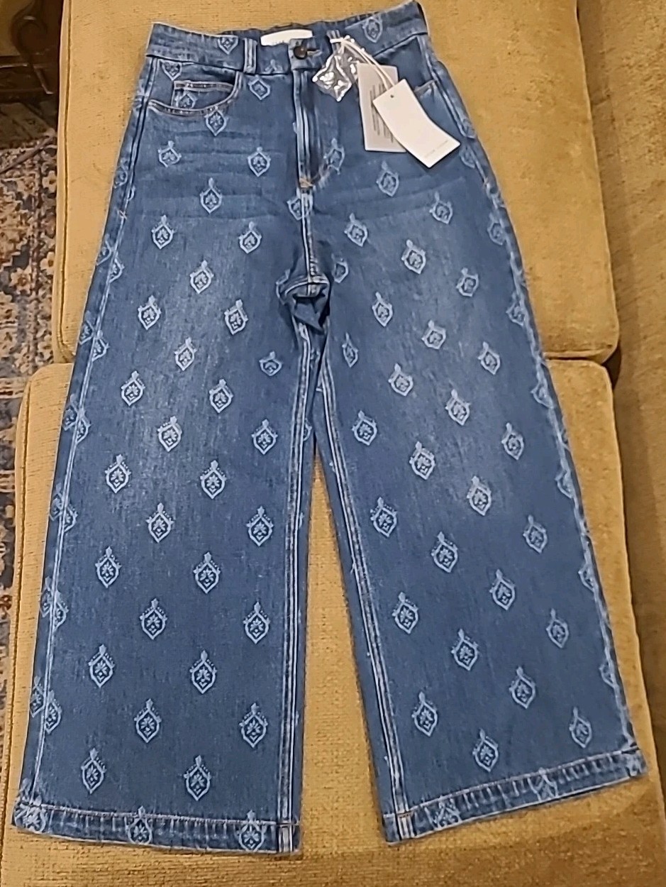 Dear John Denim Audrey, TULIP CREST, WIDE LEG Jeans Size 26