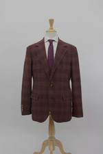 NWT 5950 Brunello Cucinelli Men Cashmere Blend GlenCheck Sport Coat 50/40US A262
