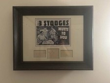 Three Stooges Signed Autograph Auto Display Moe Larry Curly Howard Rare INVEST