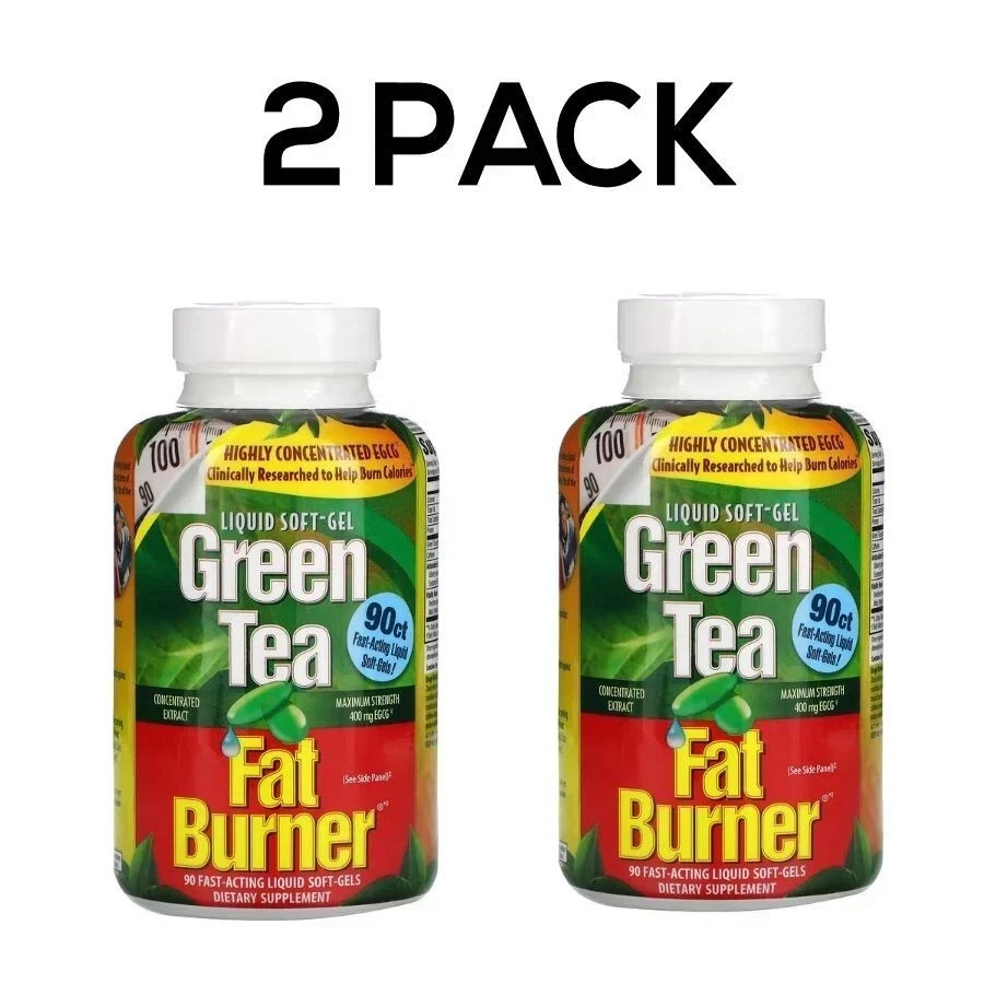 Fat Burner, 2 Pack, 90 Fast-acting Liquid Soft-gels