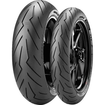 120/70ZR 17, 180/55ZR 17 PIRELLI DIABLO ROSSO 3 FRONT & REAR TIRE KIT - 2 TIRES
