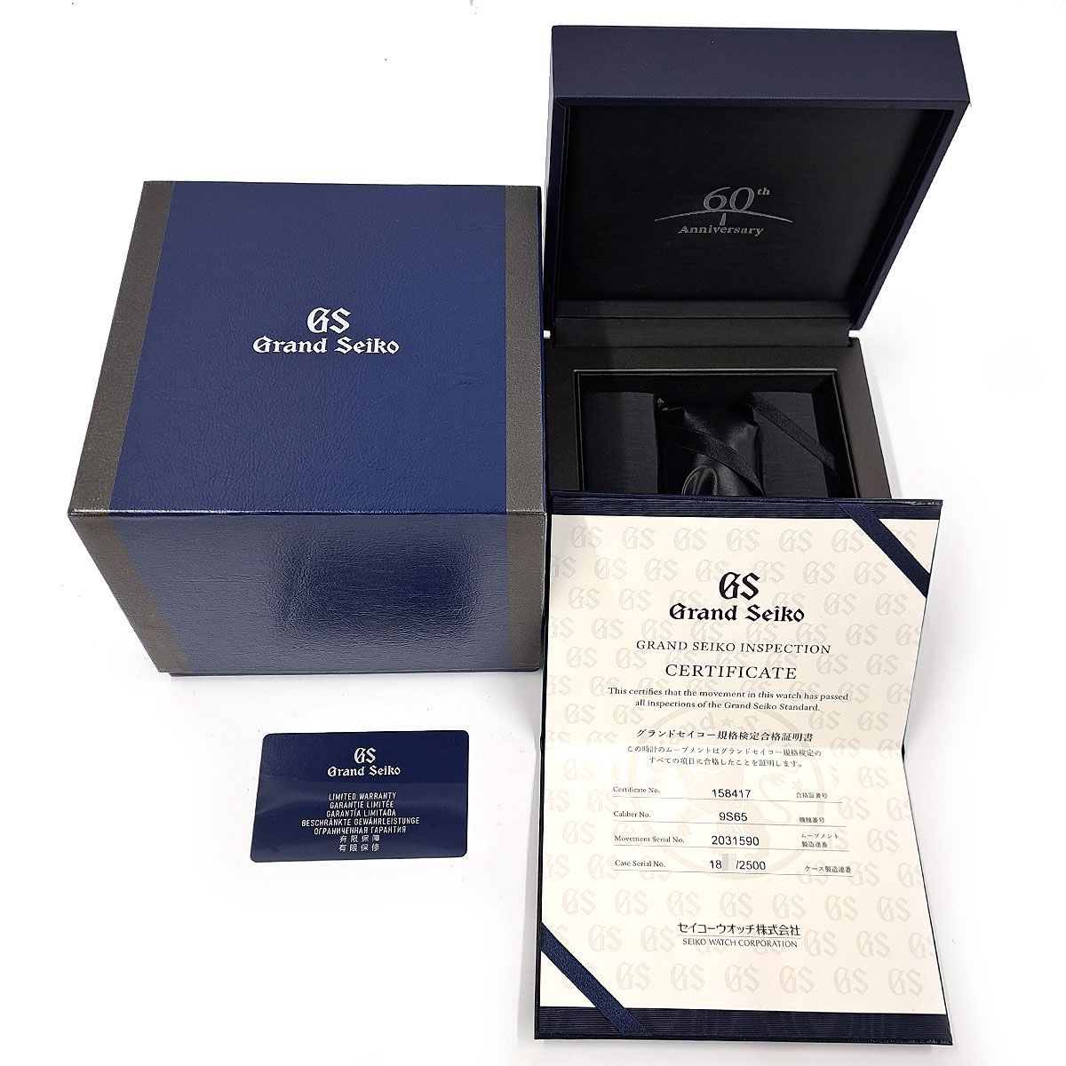 Seiko Grand Seiko 60th Anniversary SBGR321 Automatic Watch Stainless Steel Men's image 6