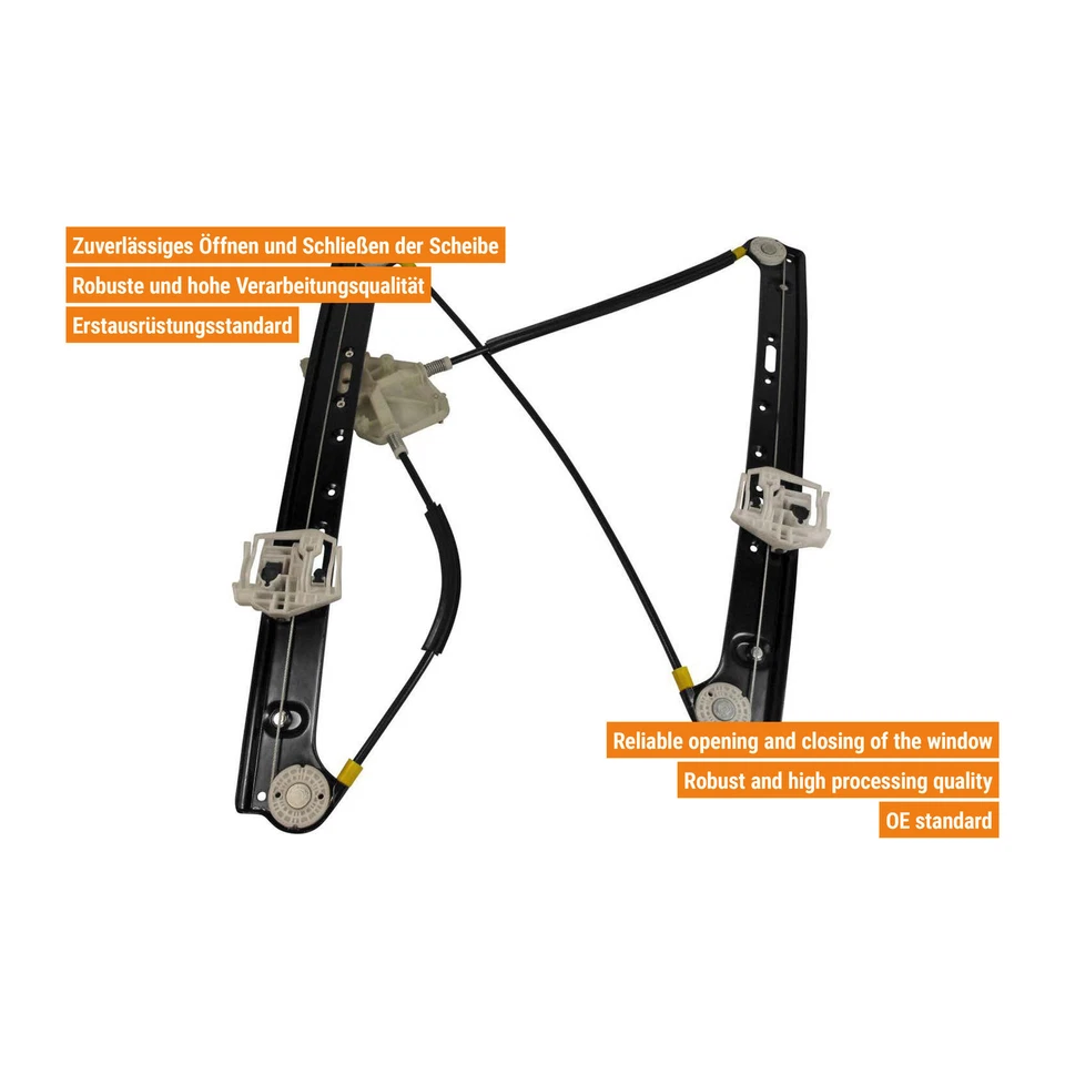 Fensterheber Seilzug Gestänge vorne links Komfortfunktion für BMW X3 E83 VAICO - Bild 2 von 4