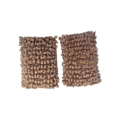 Design Accentes Home Indoor Hand Woven Poly Nubs Set of 2 Pillows 14 x 20 inches