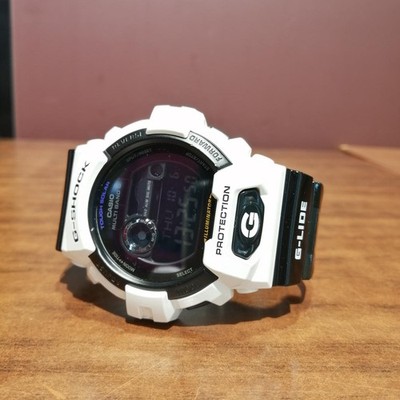 [A3S] Casio G-Shock G-Lide GWX-8900B White Black Solar Radio Watch [z8x]