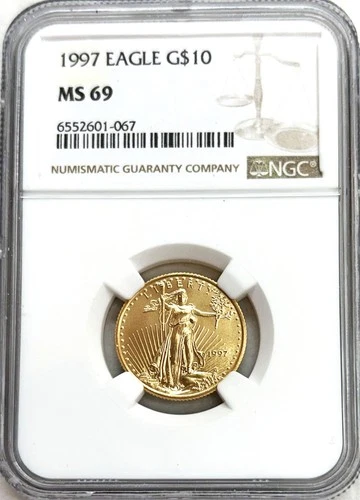 1997 American Gold Eagle 1/4 oz — photo from the most recent tracked eBay sale