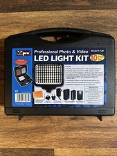 Vidpro K-120 10-Piece Pro Photo Video LED Light Kit with Battery  Charger