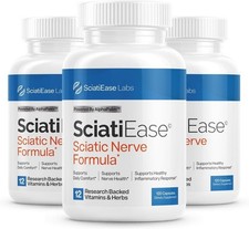 3 Pack SciatiEase Labs Sciati Ease Sciatic Nerve Formula 120 Cap NEW