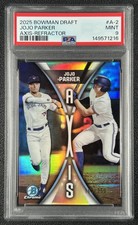 JOJO PARKER PSA 9 2025 BOWMAN CHROME DRAFT #A-2 AXIS REFRACTOR 161/250