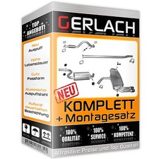 Auspuff für Audi A3 Sportback 1.4 TFSi 5-Türen 2007-2012 Auspuffanlage *2106