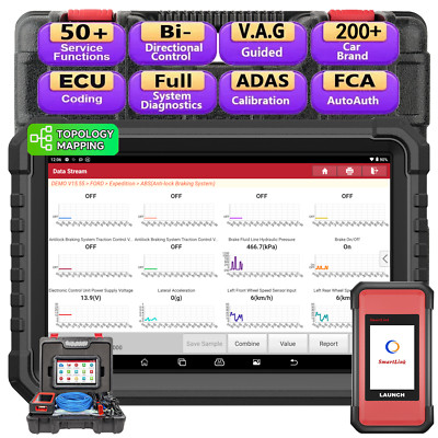 LAUNCH X431 PRO3S+ Elite PRO3 Link OBD2 Diagnosegerät ALL SYSTEM ECU Coding TPMS