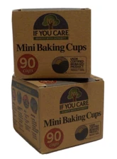 2 boxes of IF YOU CARE, BAKING CUPS , MINI 90 CT each 180 total
