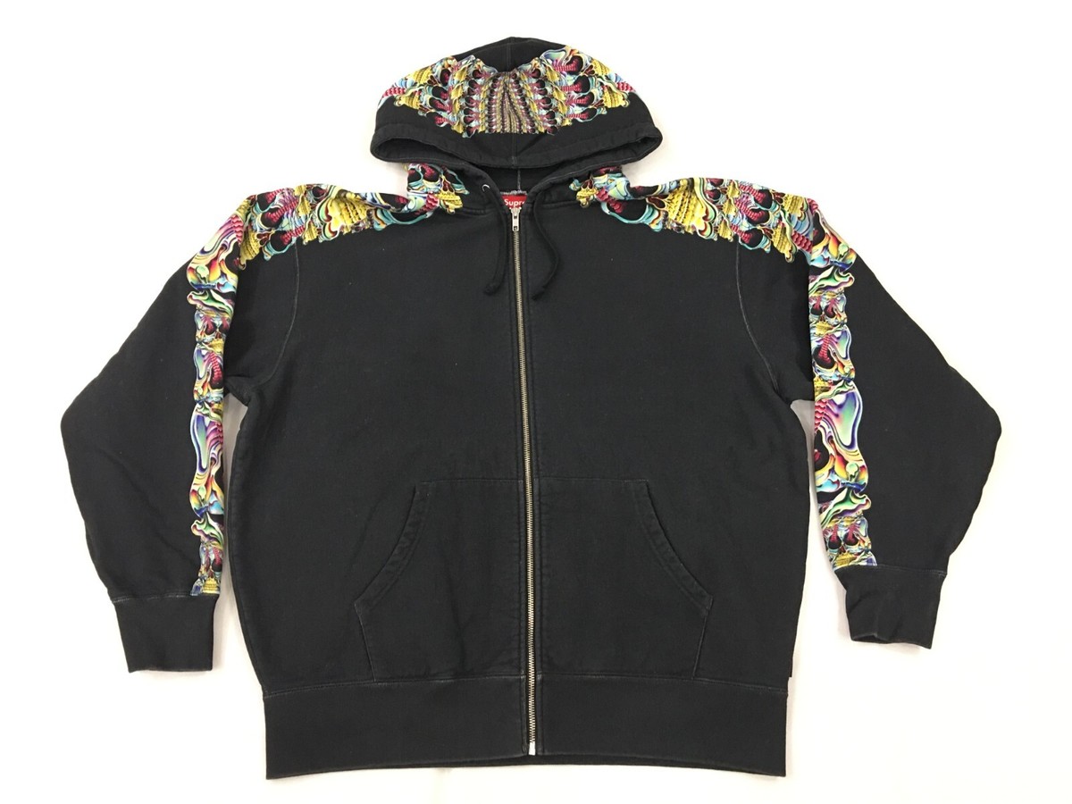 Supreme Skulls Zip Up Hooded Sweatshirt Black Large 22FW Supreme Skulls Zip Up Hooded Sweatshirt Black Large 22FW