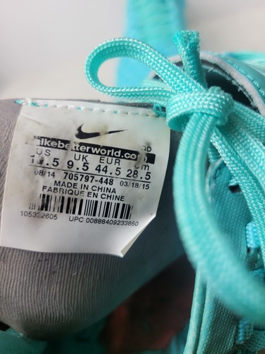 Nike Free Inneva Woven Tech SP Aqua/Kumquat Herren Größe 10,5 Sneaker 705797-448 - Bild 8 von 10