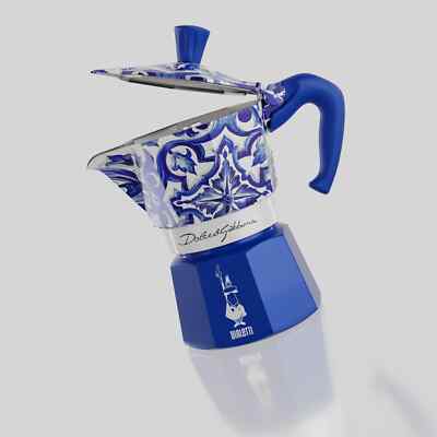 Bialetti Dolce & Gabbana Moka Express Blue Mediterraneo Limited
