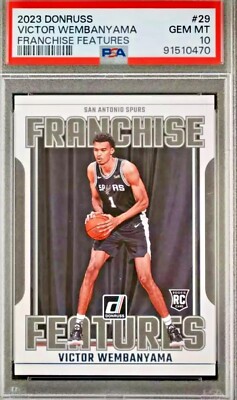 Victor Wembanyama 2023-24 Panini Rookie Card #29 +10 Card NBA HOT pack Repack