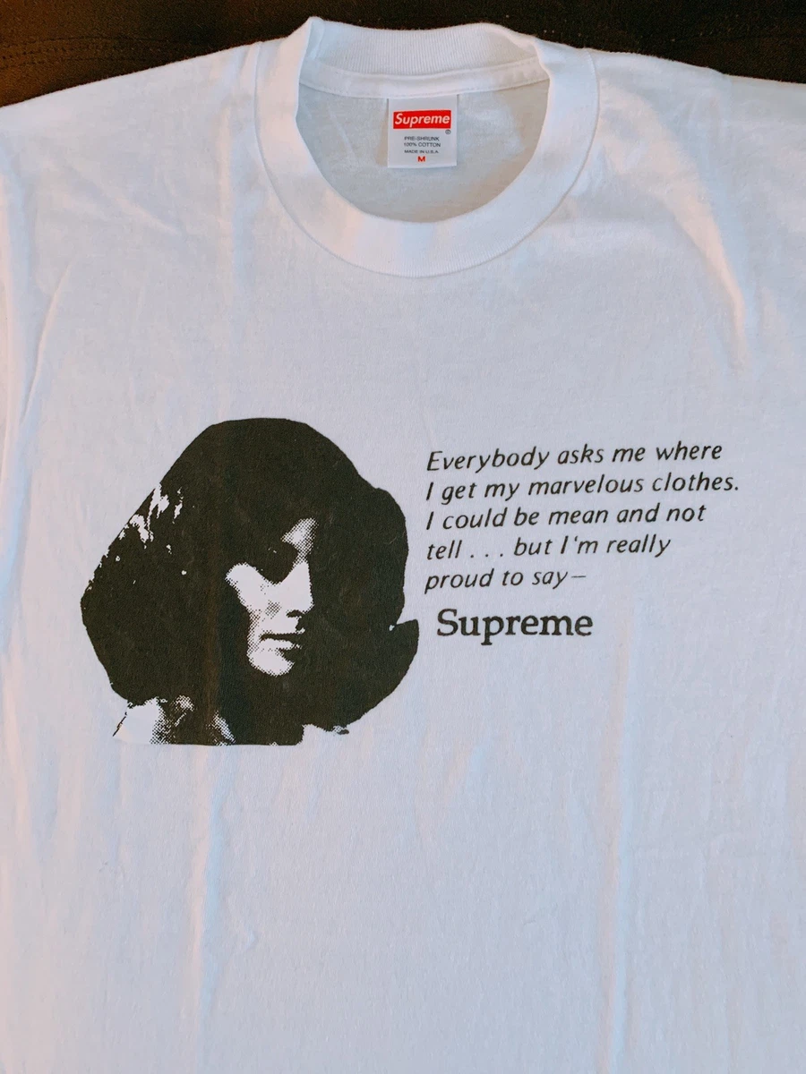 Supreme Mean Tee Black Medium S/S 17 Brand New. New York Bogo Box Logo White