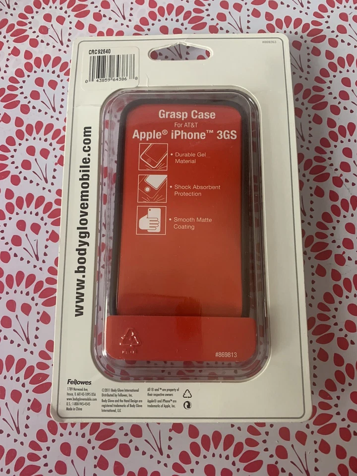 NUEVO EN CAJA Funda Negra para AT&T iPhone 3GS Cuerpo Guante Teléfono Estuche Foto 2 de 2