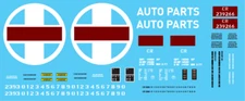 N Scale - Conrail ex Santa Fe Auto Parts Box Car Decal Set