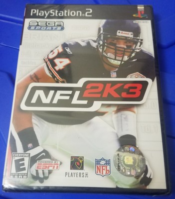 NFL 2K3 (Sony PlayStation 2, 2002) - European Version
