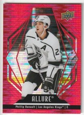 2022-23 UD Allure Red Rainbow Phillip Danault #2 Los Angeles Kings mint