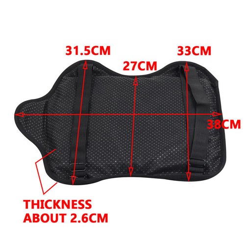 For CFMOTO 400GT 650GT GT 650 Motorcycle Pressure Relief Gel Seat Cushion Cover - Picture 3 of 11