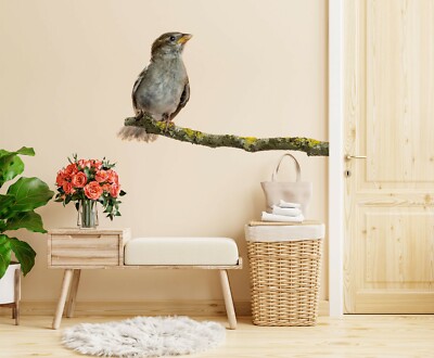3D Vogel Filiale C43 Tier Wallpaper Wandbild Poster Wandaufkleber Abziehbild Zoe
