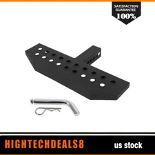 Hitch Step Towing Bumper Guard For Most SUV Truck Pickup w/ Pin Fits 2" Receiver