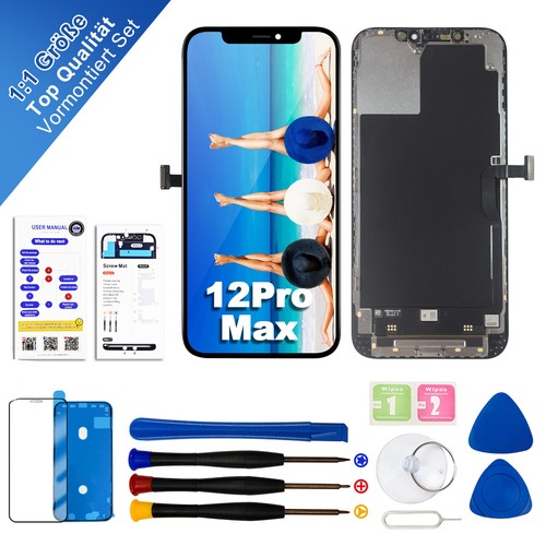 ECRAN COMPLET POUR IPHONE 7 8 X XR XS 11 12 PRO MAX LCD VITRE TACTILE + OUTILS - Photo 19/19