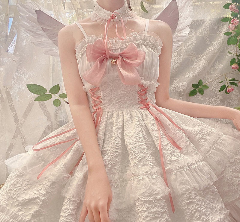 kawaii short dress Coquette Summer Floral Mini Dress