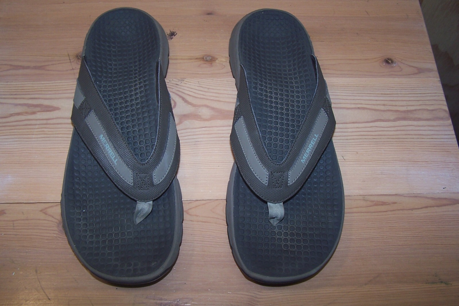 Infradito sportive Merrell uomo J036327 US 10 M tortora sintetiche usate in ottime condizioni