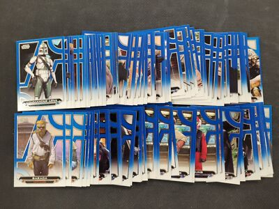 2018 Topps Star Wars Galactic Files Blue Parallel Pick Your Card Finish Your Set