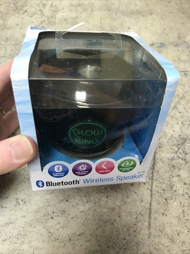 iLive Blue iSB14B Portable Bluetooth Speaker Color Changing Glow Ring LEDs New!