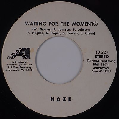 HAZE: Waiting for the Moment ASI 70s Soul Funk 45 Super Rare VG+ Hear It!