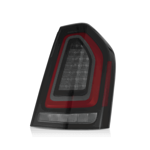 Black Full LED Tail Lights w/Sequential Signal For 11-14 Chrysler 300 Rear Lamps - Picture 2 of 9