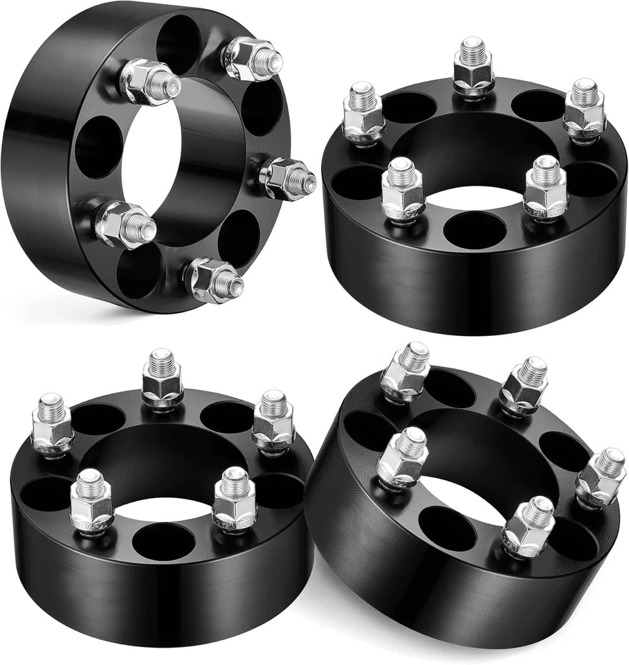 4pcs 2" 5x4.5” Wheel Spacers for TJ XJ MJ YJ KJ KK ZJ Ford Mustang Jeep Cherokee - Image 3 of 4