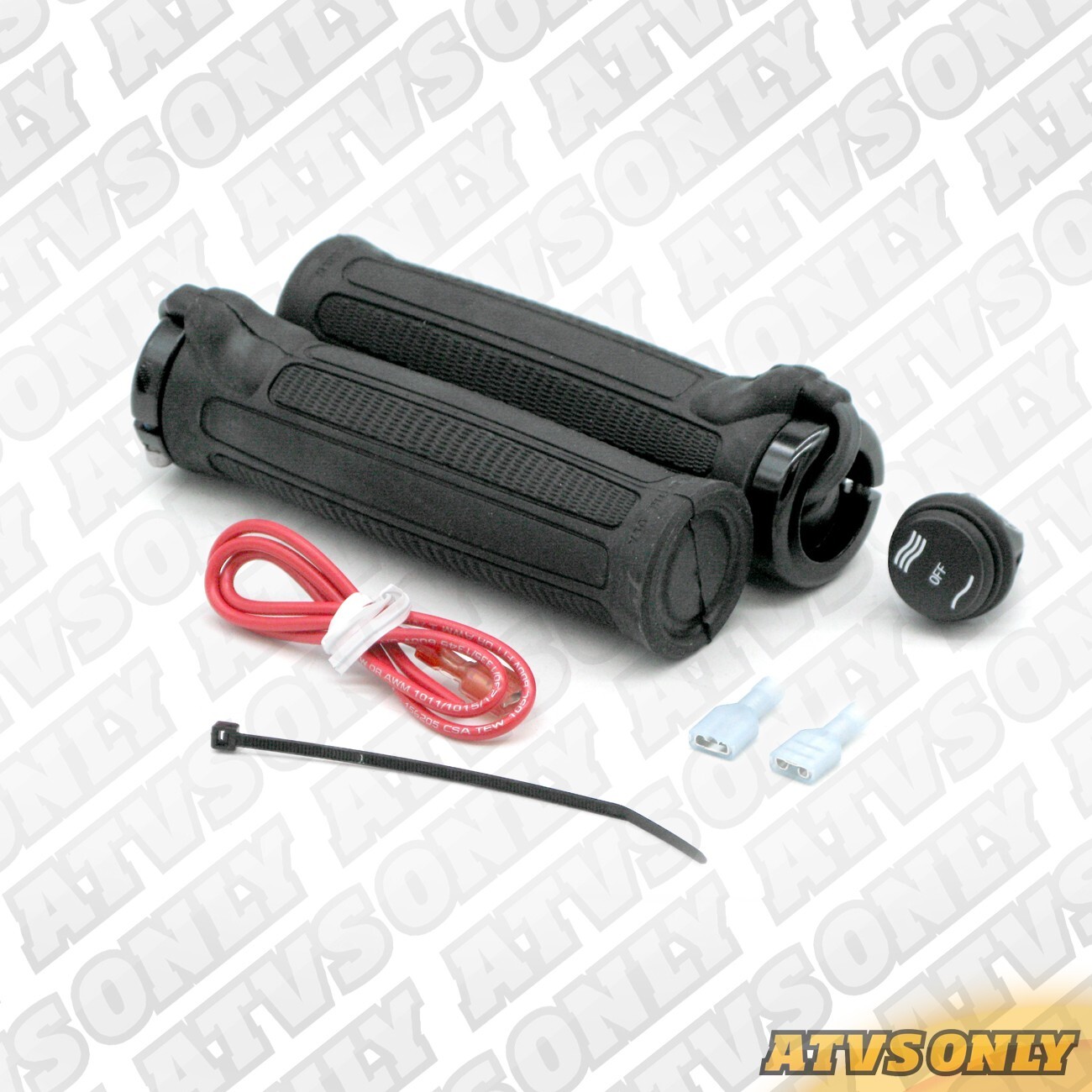 Scrambler 500 Symtec Heat Demon Heated Grip 215049 ATV Quad Hand Warmer