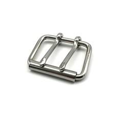 Roller Buckle Stainless Steel Rolling Bar Buckle Dog Collar Fasten Buckle 50mm