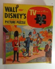WALT DISNEY PICTURE PUZZLE 1962 JAGMAR 5048 DONALD DUCK GOOFY LUDWIG VON DRAKE