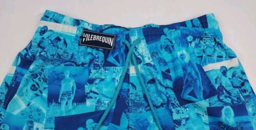 Vilebrequin Moorise Swim Shorts Blue Azur Men's Trunks XL NWT $315 - Picture 2 of 12